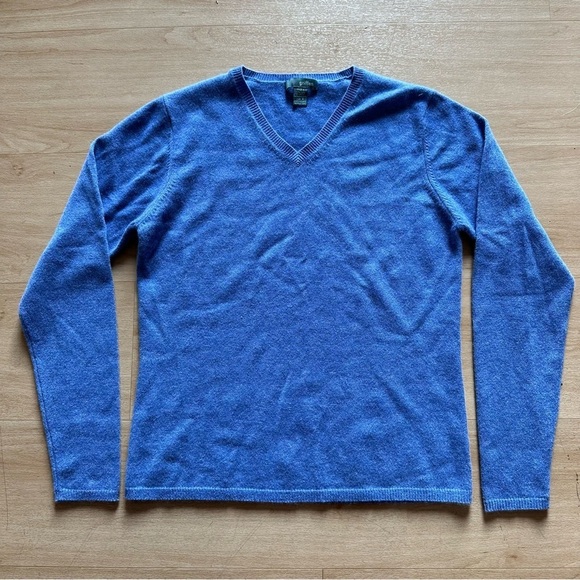 Griffen 100% Cashmere Super Soft Minimalist Capsule Cashmere V Neck Sweater - Picture 1 of 5
